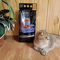 Наполнитель древесный для кошачьего туалета SuperCat стандарт впитывающий 3 кг