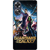 Силиконовый бампер чехол для Oppo A17 Стражи Галактики Guardians of the Galaxy