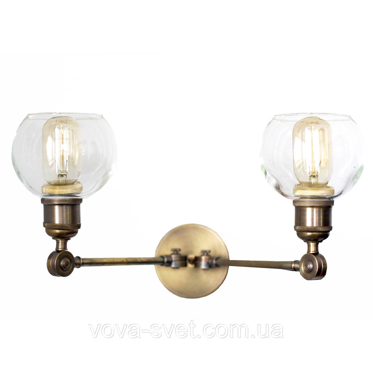 Настенный светильник (бра) купол Loft Steampunk [ Wall Light mini Bubble ] - фото 1 - id-p324368895