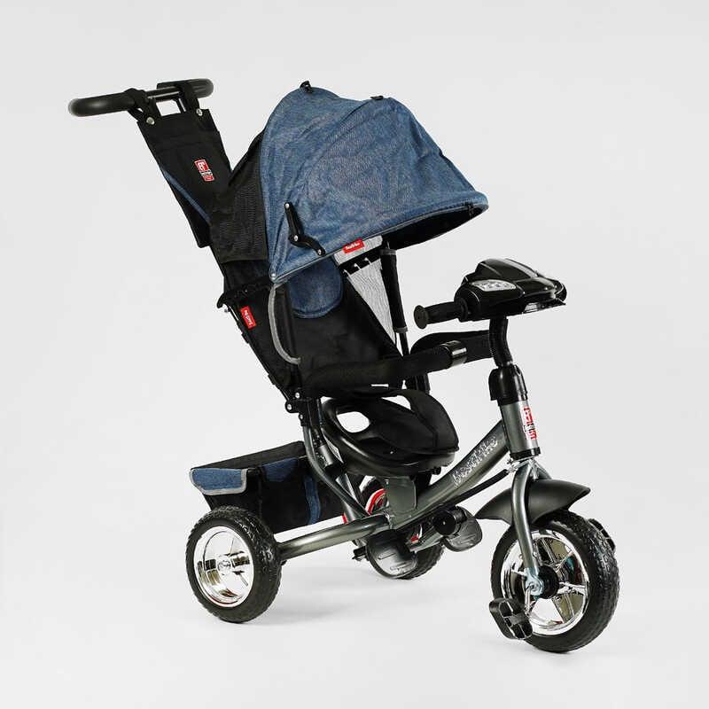 Дитячий триколісний велосипед із батьківською ручкою 6588-32-366 Best Trike колеса Піна, музична Фара