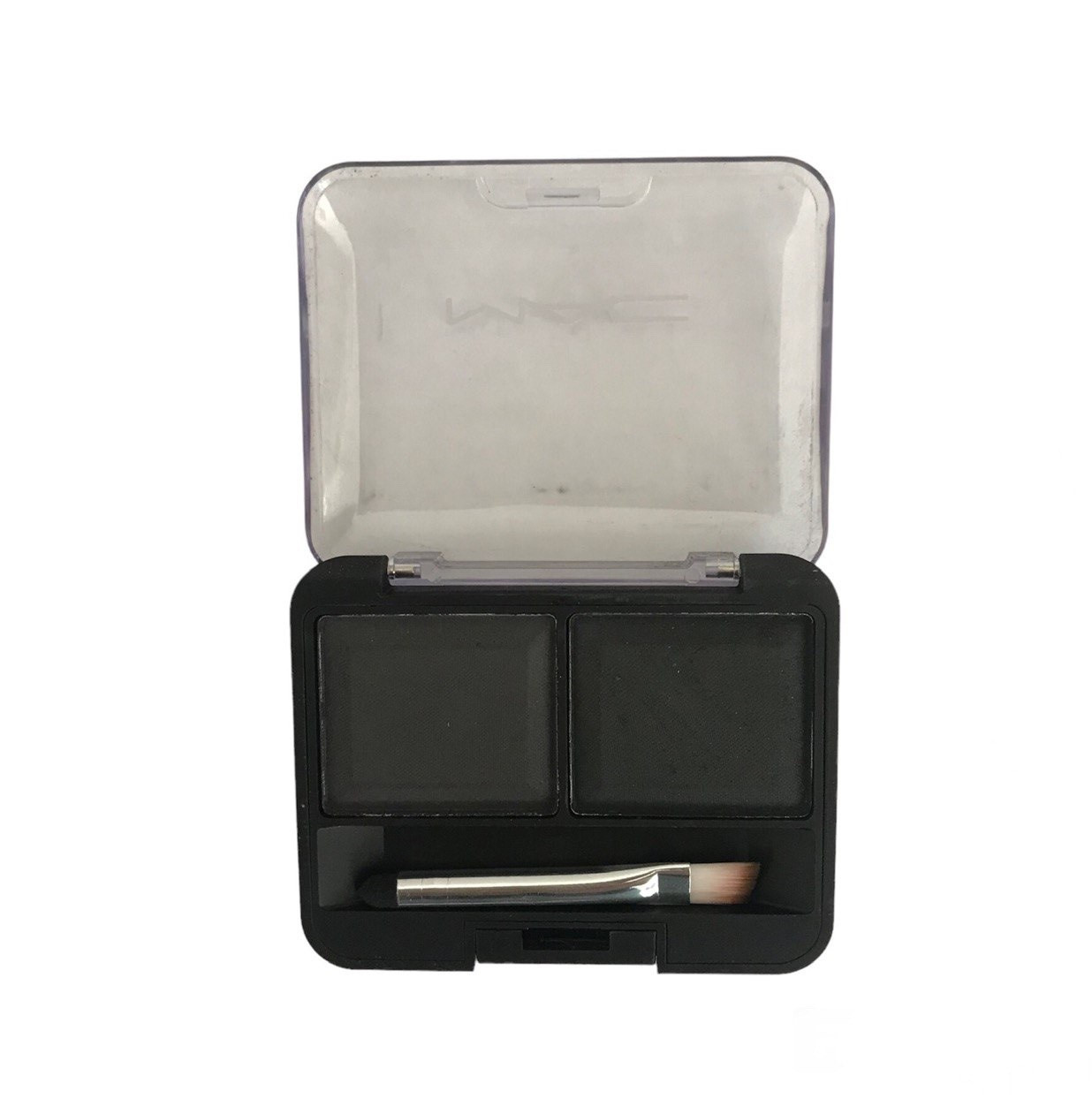 Тіні для корекції брів 2 кольори M.A.C big eyes brow   код.179 Чорний