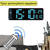 Настінний електронний годинник Mids з дистанційним керуванням, секундомір, таймер., фото 2