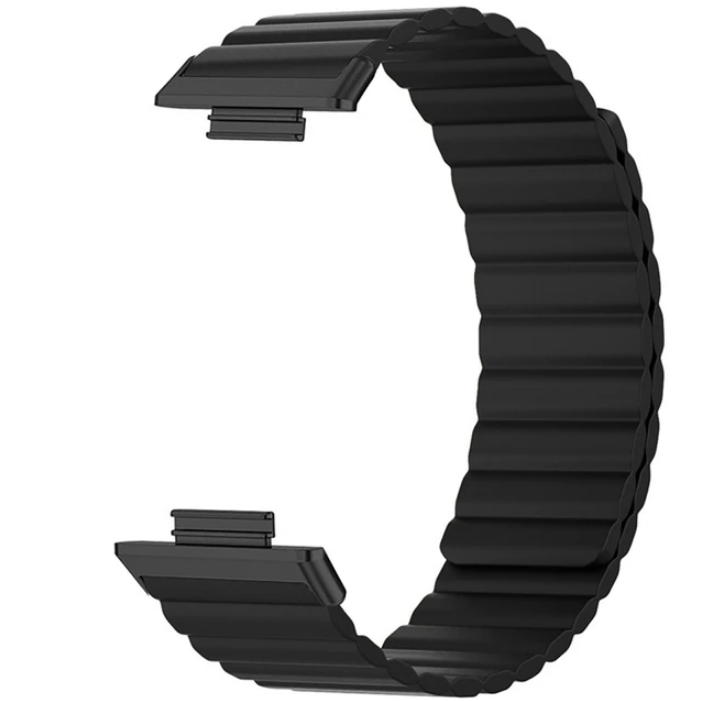 Силіконовий магнітний ремінець Primolux Magnet для фітнес браслета Huawei Watch Fit 2 - Black