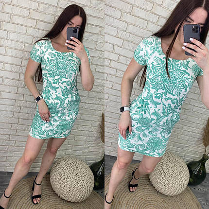 Розкішна жіноча сукня, тканина "Жаккард" розмір 42, фото 1