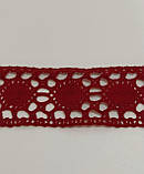 Мереживо червоне ширина 4,5см, фото 4