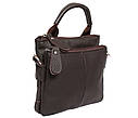 Чоловіча шкіряна сумка 300144 коричнева, фото 3