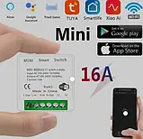 Бездротовий розумний Wi-Fi вимикач Aubess 16А оригінал, фото 2