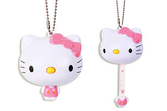 Сантиметр, мультяшний Hello Kitty, белый, 1м