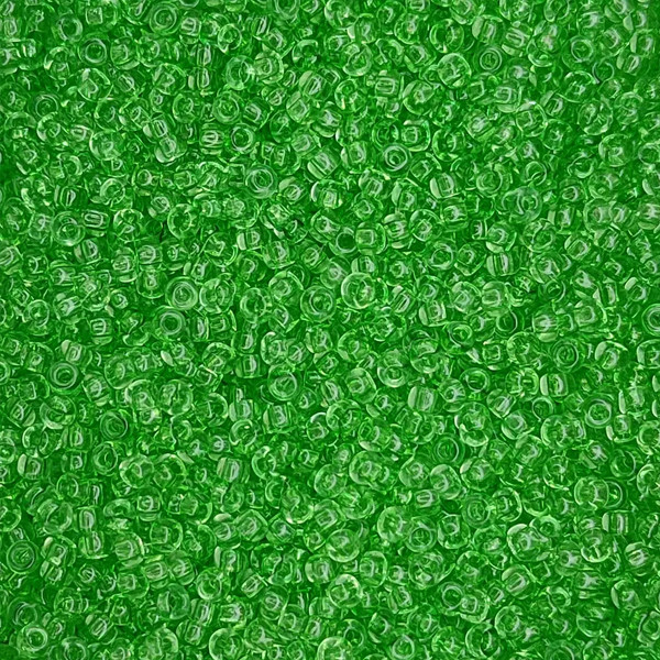Бісер чеський Preciosa10, 5 г, 01161, зелений, сольгель, фарбований кришталь, фото 1