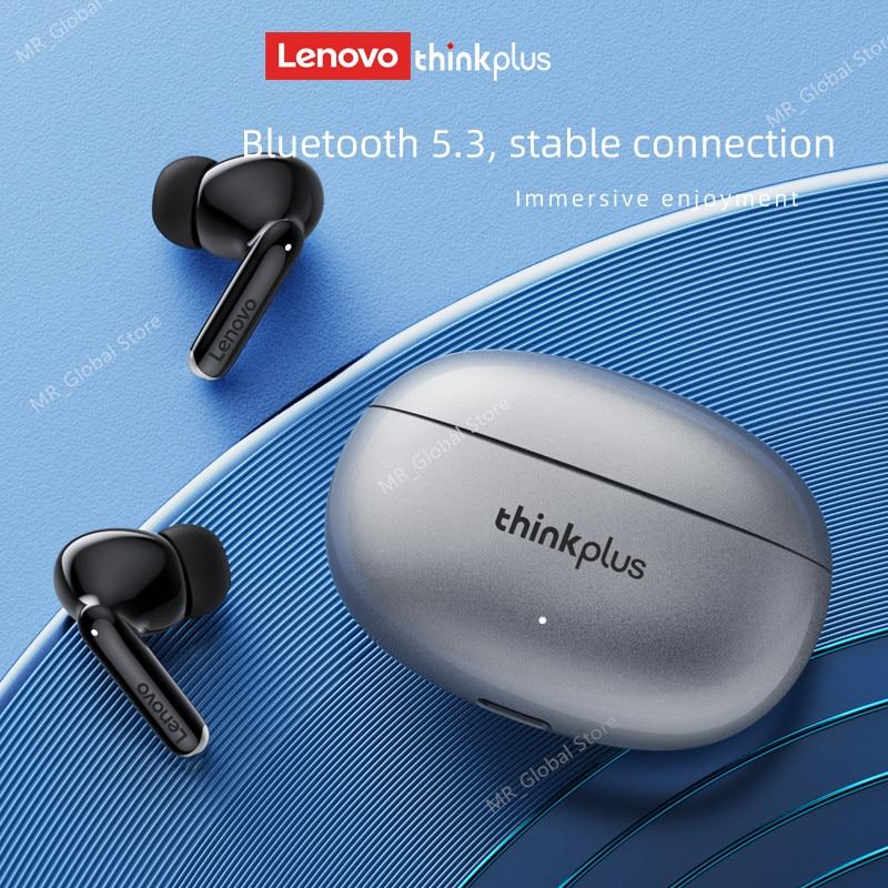 Навушники Lenovo ThinkPlus XT88 TWS чорні Блютуз Леново XT88 TWS, фото 1