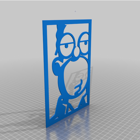 3D-картина Симпсоны