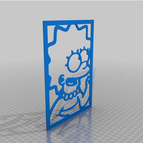 3D-картина Симпсоны