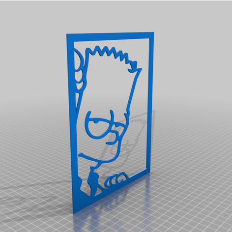 3D-картина Симпсоны