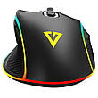 Дротова ігрова геймерська мишка з підсвіткою Modecom Veles Volcano 12800dpi Чорна (M-MC-VELES-100), фото 2