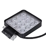 Фара LED квадратна 48W 16 діодів 8.5 см х 8.5 см х1.5 см Mini Стробоскоп, фото 6