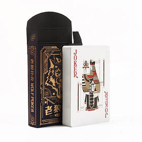 Гральні карти Xiaomi Poker Cards AAA Wolf Poker Black-White