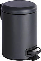 WENKO Leman Cosmetic Pedal Bin Matte Gold 3 L – Косметический бак, свалка с защитой от отпечатков пальцев