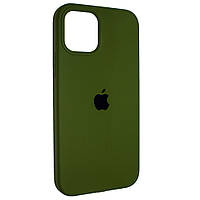 Чехол iPhone 12 , Silicon Case - Хаки №48