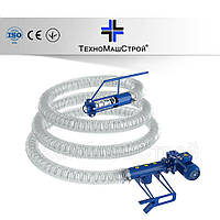 Гнучкий шнековий транспортер (спіральний конвеєр) 12м.