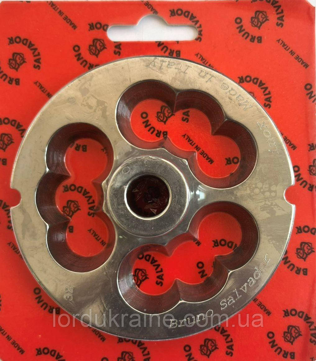 Решітка "0" (підрізний ніж 100370) з центром для професійної м'ясорубки модель 32 система Enterprise, фото 1