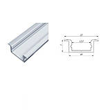 Профіль Venom анодований вбудований (LPV-7) Premium, фото 2