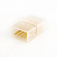 Конектор для стрічки 220 В 5050 (3chips) (2 роз'єми + 4pin (2 шт.))