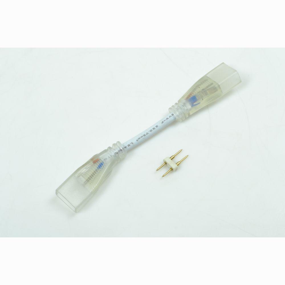 Конектор Venom для світлодіодних стрічок 220 В 5050-3chip/2835-180/5730-120 (2 роз'єми-провід + 2pin), фото 1