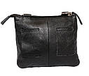 Чоловіча шкіряна сумка 300151 чорна, фото 3