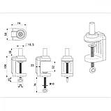 Настільна світлодіодна лампа Z-LIGHT ZL50084 10 W W WHITE 3000/4500/6500K, фото 2