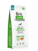 Корм для собак больших пород Brit Care Dog Grain-free Adult Large Breed беззерновой с лососем, 12 кг