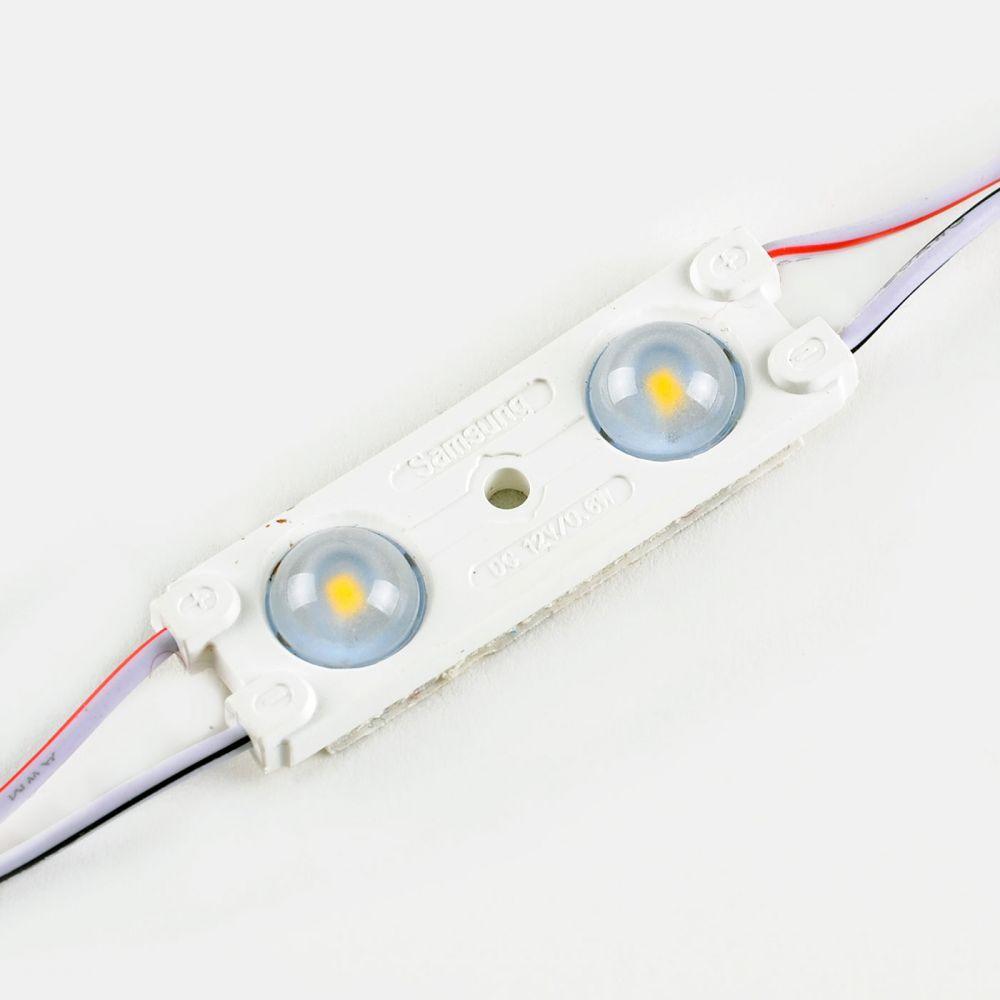 Світлодіодний модуль VENOM SMD 2835 70 Lm з лінзою (SML-2835-2/30-35-W) Білий, фото 1