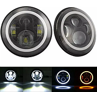 Світлодіодна Фара LED 7 дюймів ДХО+Пов Пара Ніва УАЗ Toyota FJ Nissan