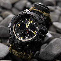Чоловічий, військовий тактичний годинник Besta Military з компасом і таймером, військово-спортивний наручний годинник зсу