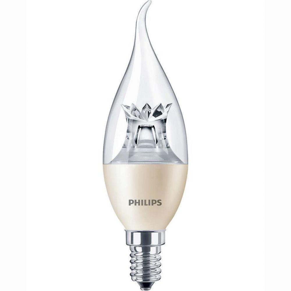 Лампа світлодіодна Philips LEDcandle DT E14 6-40 W 2700 K 230 V BA38 CL Master Тепло-білий, фото 1