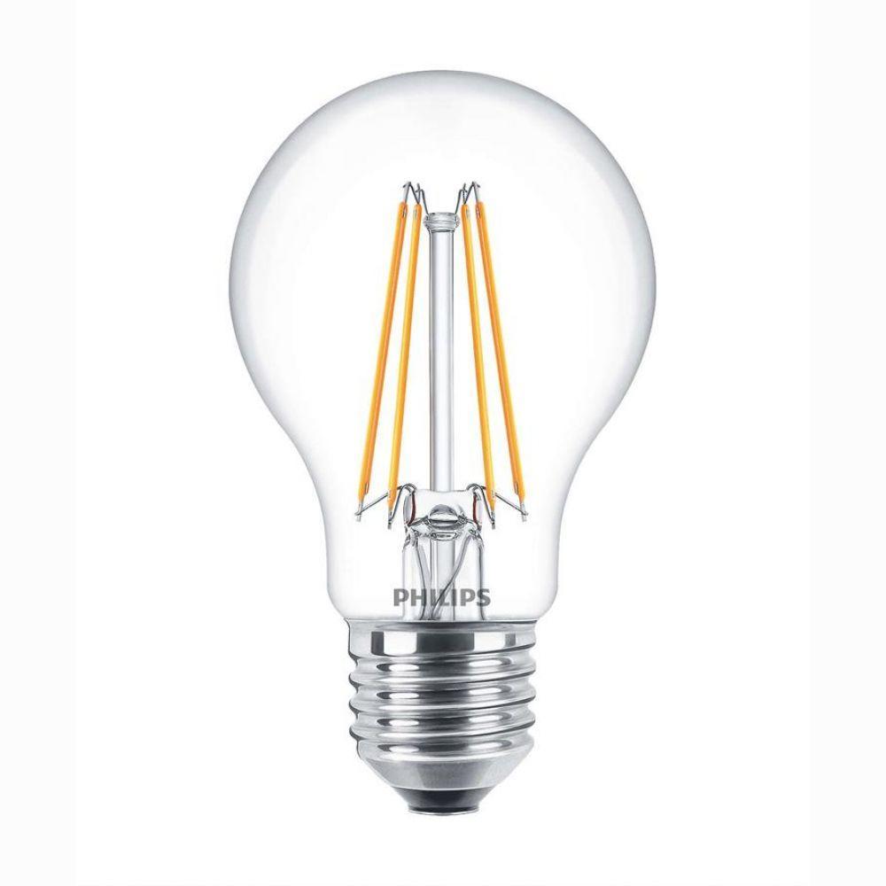 Лампа світлодіодна декоративна Philips LED Fila ND E27 6-70W 2700 K 230V A60 CL Тепло-білий
