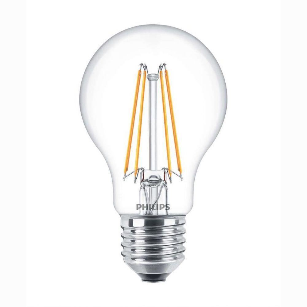Лампа світлодіодна декоративна Philips LED Fila ND E27 6-70W 2700 K 230V A60 CL Тепло-білий, фото 1