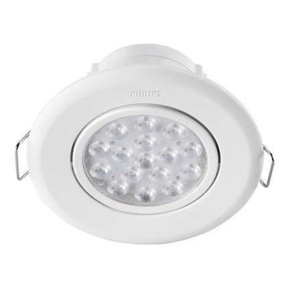 Світильник точковий вбудований Philips 47040 LED 5 W 2700 K White Тепло-білий