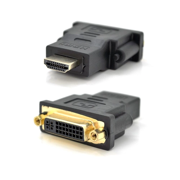 Перехідник DVI/HDMI Voltronic (YT-A-HDMI(M)/DVI(F)) чорний (пакет)