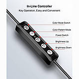 Кільцева LED-лампа 26 см 25 W 3 режими світіння + RGB MJ26, фото 3