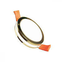 Світильник вбудований LED PANEL RIGHT HAUSEN RING 5W 4000K золото HN-2322010