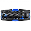 Бездротова ігрова клавіатура та оптична миша HK8100 USB адаптер Чорна, фото 2