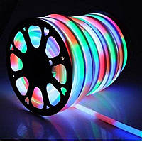 Світлодіодний неон Venom круглий SMD 2835 120д.м. (IP67) 220V (VPN-2835120220R-RGB) RGB