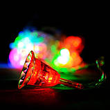 Гірлянда світлодіодна VENOM "КОЛОКОЛЬЧИК" 20 LED RGB, прозорий дріт (LS-BELL-20LED-WC-RGB-3) 3 шт., фото 3
