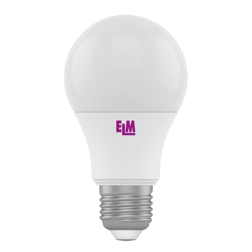 Світлодіодна лампа ELM B60 7W PA10L E27 3000 (18-0058) Тепло-білий
