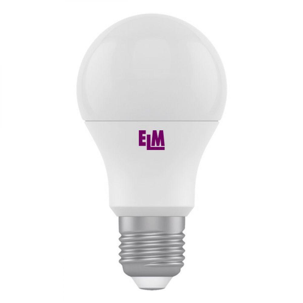 Світлодіодна лампа ELM B60 8 W PA10 E27 3000 ELM (18-0039) Тепло-білий