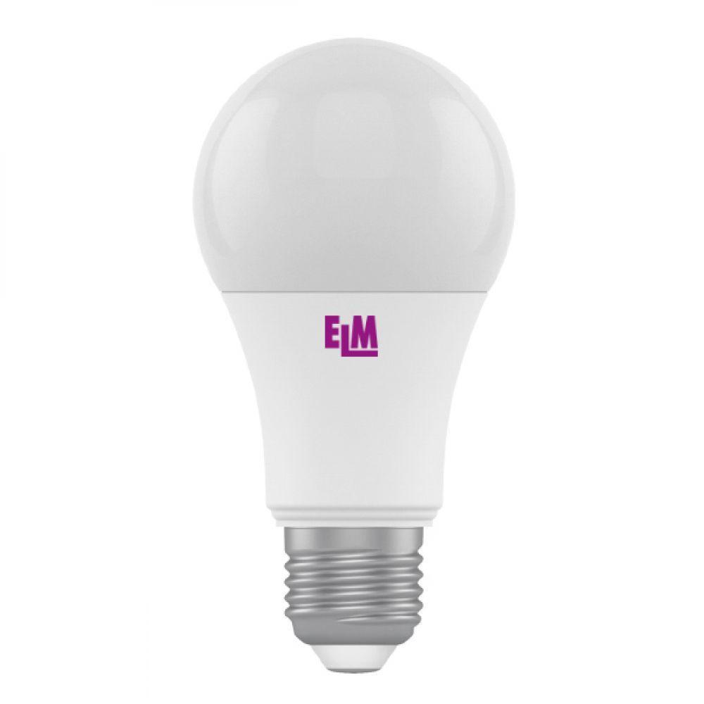 Світлодіодна лампа ELM B60 8 W PA10L E27 4000 (18-0127) Білий