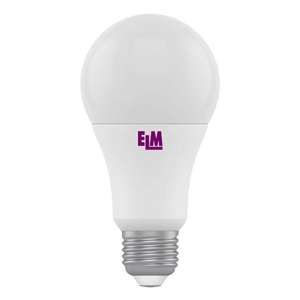Світлодіодна лампа ELM B60 10 W PA10L E27 4000 (18-0061) Білий