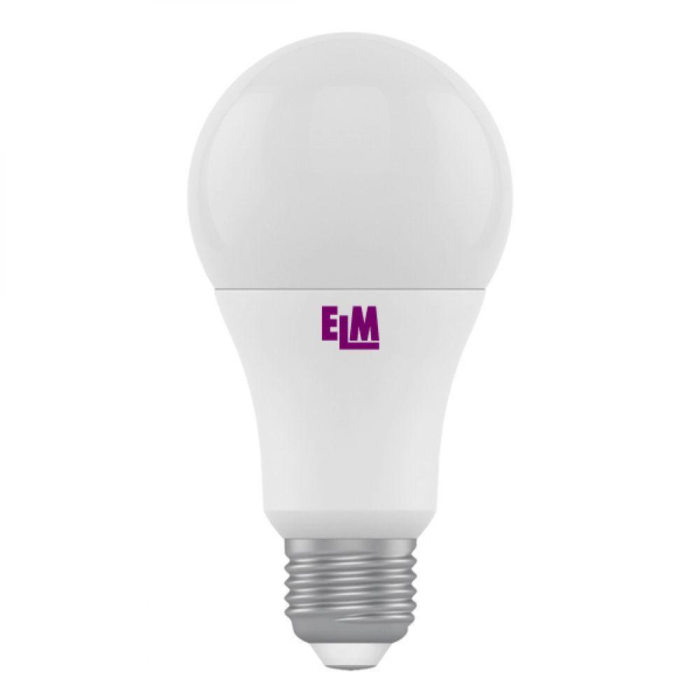 Світлодіодна лампа ELM B60 10 W PA10L E27 4000 індуст. Уп. (18-0124) Білий