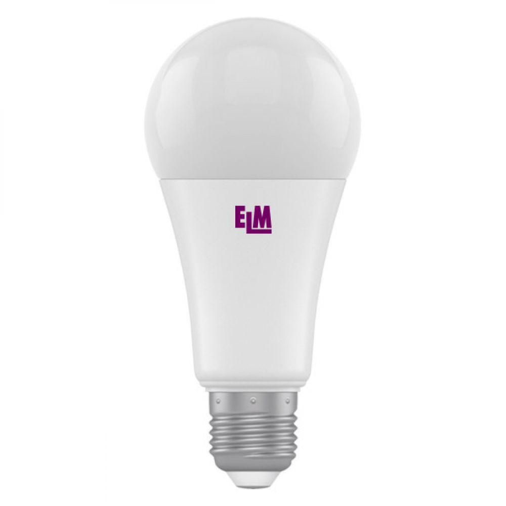 Світлодіодна лампа ELM B67 20 W PA10L E27 4000 (18-0136) Білий