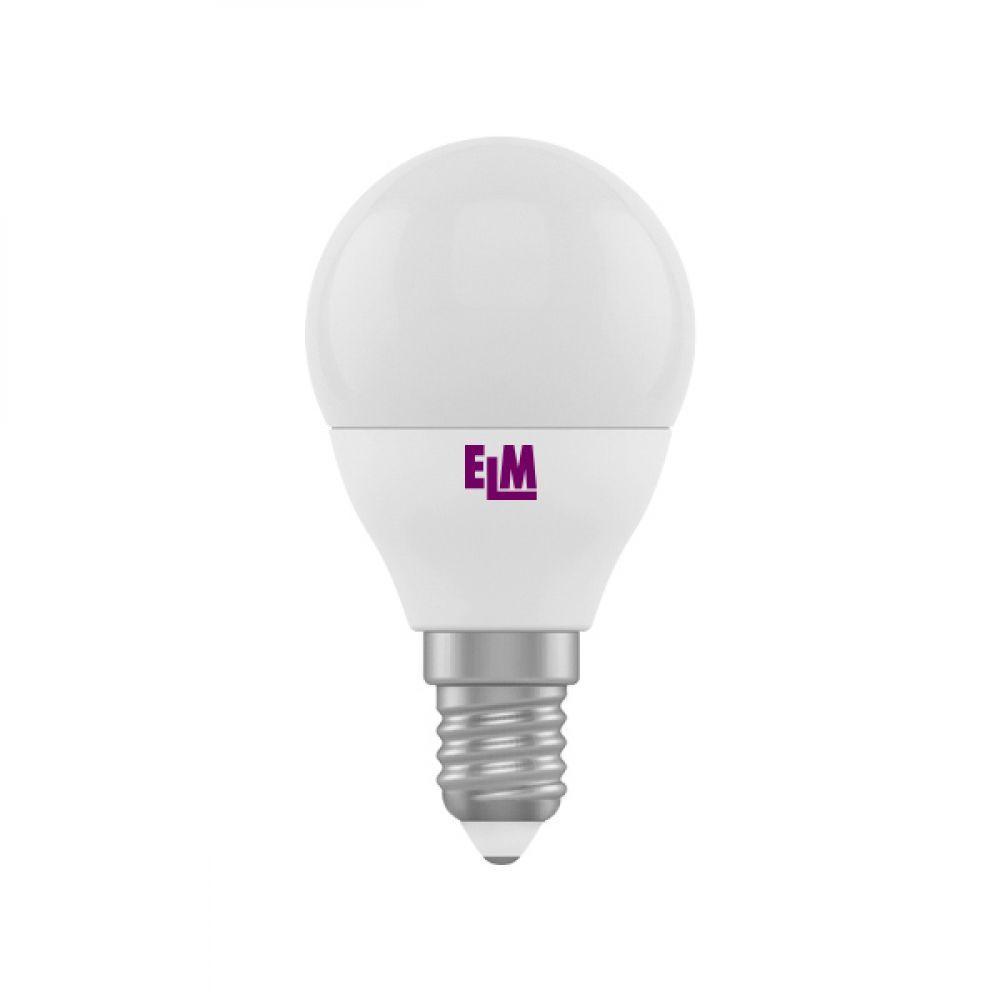 Світлодіодна лампа ELM D45 4W PA10 E14 4000 ELM (18-0083) Білий